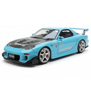 Ignition Mazda 1992 RX-7 FD3S RE Amemiya bleu 1:18 – voiture miniature de collection en résine