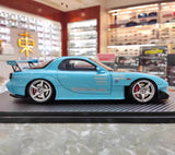 [Ignition] 1:18 Mazda 1992 RX-7 FD3S RE Amemiya Blue Model Car Resin