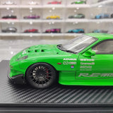 [Ignition] 1:18 Mazda 1992 RX-7 FD3S RE Amemiya Green Model Car Resin