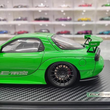 [Ignition] 1:18 Mazda 1992 RX-7 FD3S RE Amemiya Green Model Car Resin