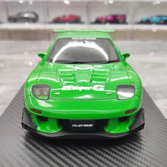 [Ignition] 1:18 Mazda 1992 RX-7 FD3S RE Amemiya Green Model Car Resin