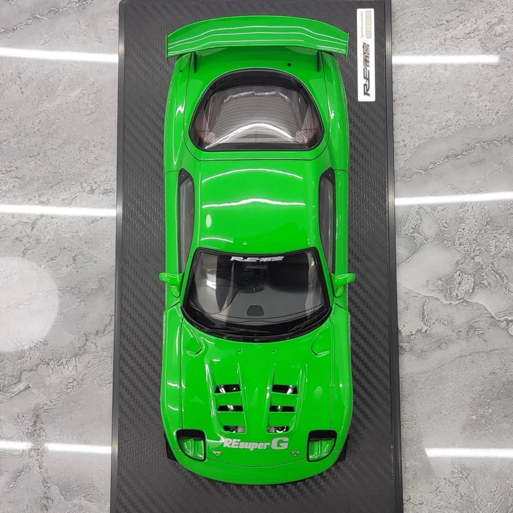 [Ignition] 1:18 Mazda 1992 RX-7 FD3S RE Amemiya Green Model Car Resin