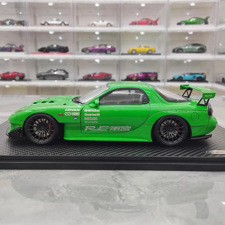 [Ignition] 1:18 Mazda 1992 RX-7 FD3S RE Amemiya Green Model Car Resin