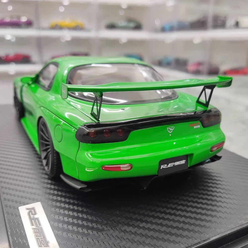 [Ignition] 1:18 Mazda 1992 RX-7 FD3S RE Amemiya Green Model Car Resin