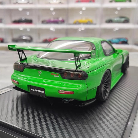 [Ignition] 1:18 Mazda 1992 RX-7 FD3S RE Amemiya Green Model Car Resin