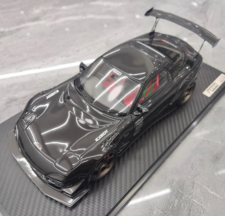[Ignition] 1:18 Mazda 1992 RX-7 Feed Afflux GT3 FD3S Black Model Car Resin