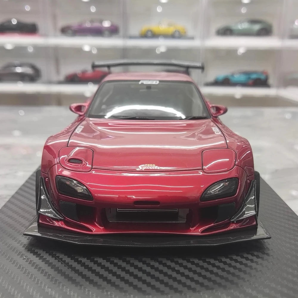 [Ignition] 1:18 Mazda 1992 RX-7 Feed Afflux GT3 FD3S Red Model Car Resin