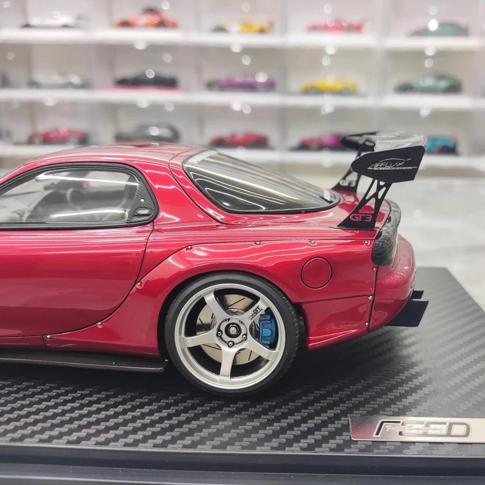 [Ignition] 1:18 Mazda 1992 RX-7 Feed Afflux GT3 FD3S Red Model Car Resin