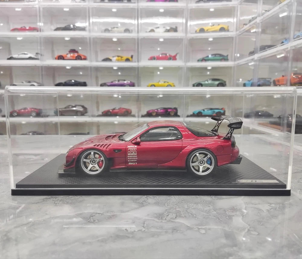 [Ignition] 1:18 Mazda 1992 RX-7 Feed Afflux GT3 FD3S Red Model Car Resin