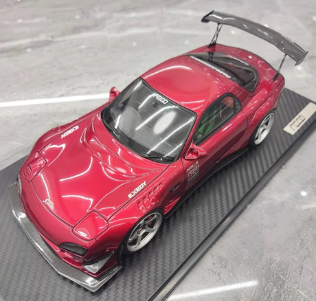[Ignition] 1:18 Mazda 1992 RX-7 Feed Afflux GT3 FD3S Red Model Car Resin