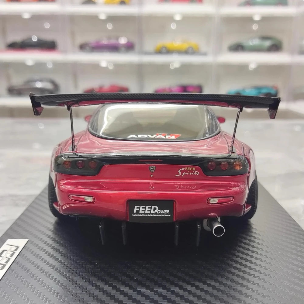 [Ignition] 1:18 Mazda 1992 RX-7 Feed Afflux GT3 FD3S Red Model Car Resin