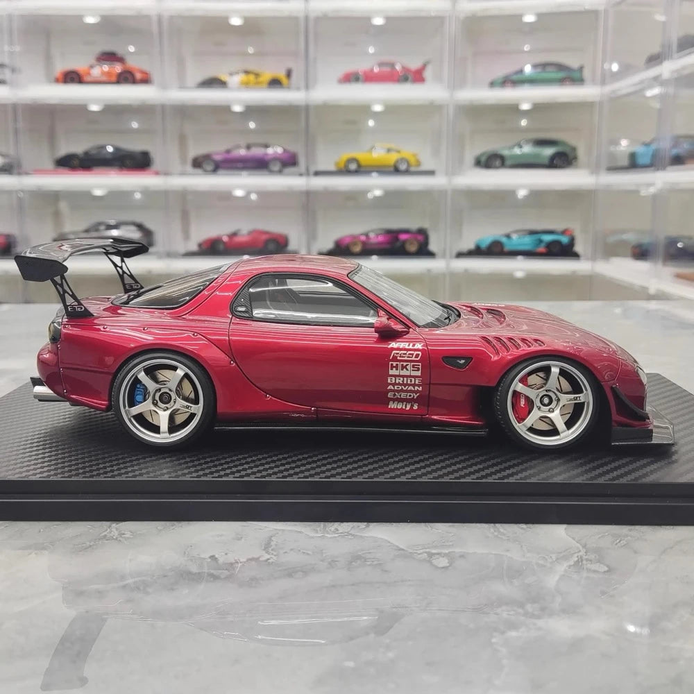 [Ignition] 1:18 Mazda 1992 RX-7 Feed Afflux GT3 FD3S Red Model Car Resin