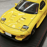 Accensione Mazda 1993 RX-7 FD3S Initial D Keisuke Takahashi Giallo 1:18 – Resina modello in resina collezionabile