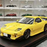 Accensione Mazda 1993 RX-7 FD3S Initial D Keisuke Takahashi Giallo 1:18 – Resina modello in resina collezionabile