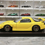 Accensione Mazda 1993 RX-7 FD3S Initial D Keisuke Takahashi Giallo 1:18 – Resina modello in resina collezionabile