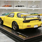 Accensione Mazda 1993 RX-7 FD3S Initial D Keisuke Takahashi Giallo 1:18 – Resina modello in resina collezionabile
