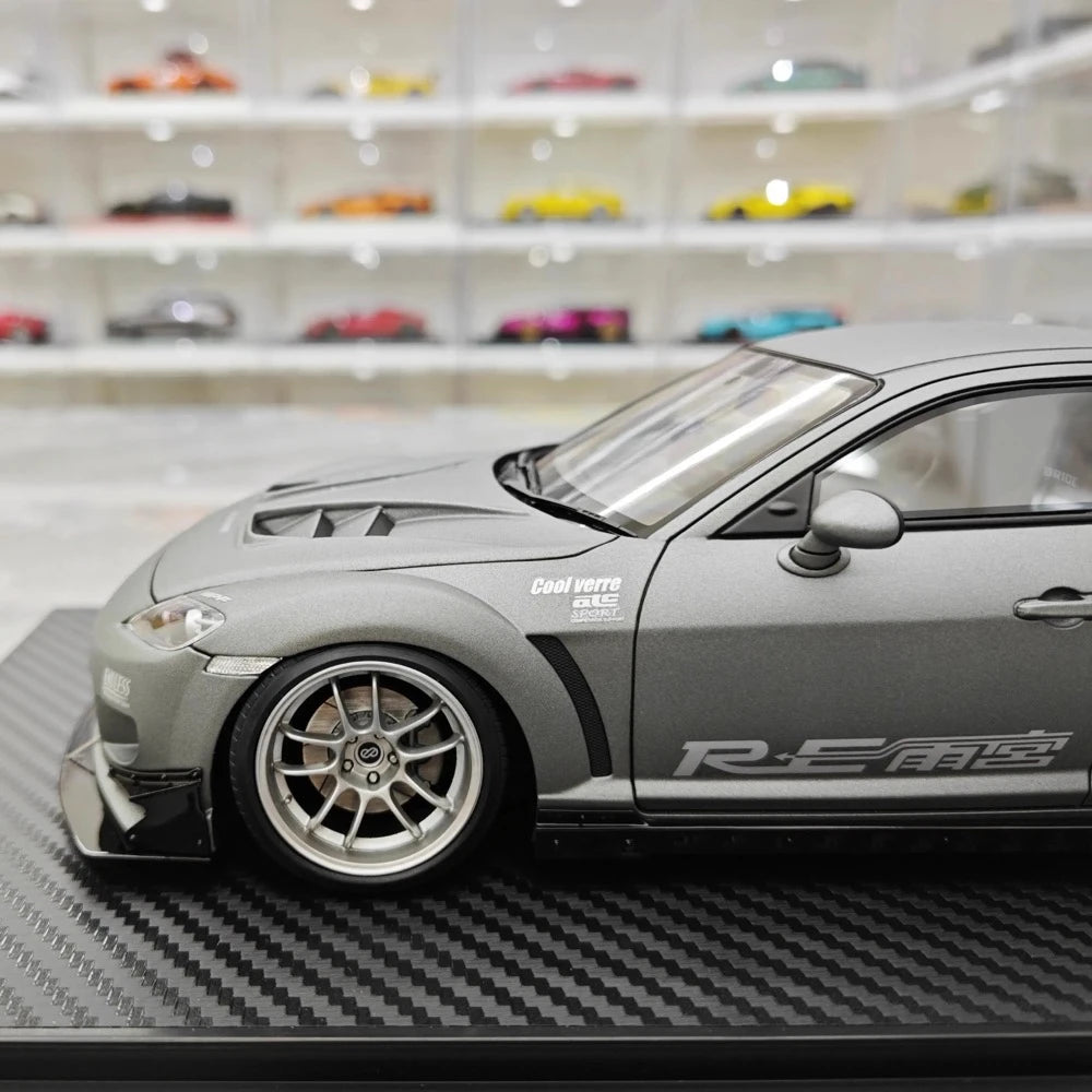 [Ignition] 1:18 Mazda 2003 RX-8 RE Amemiya Gray Model Car Resin