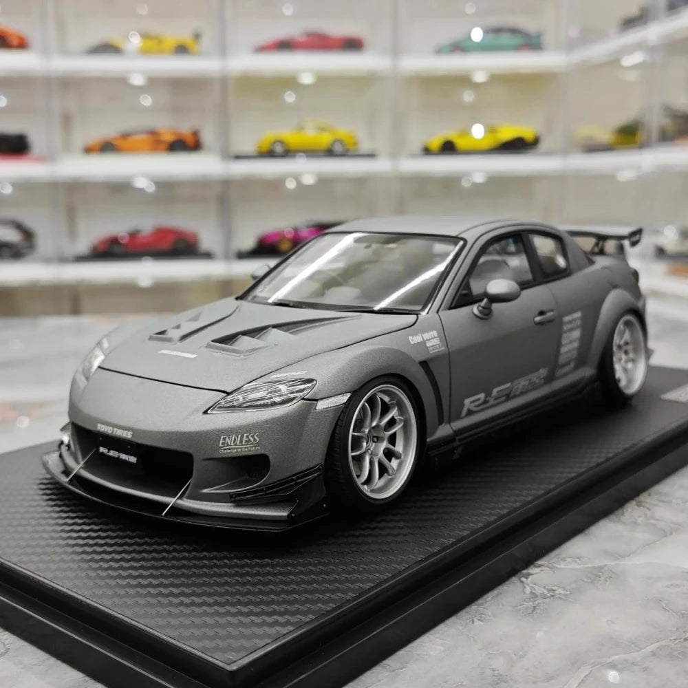 [Ignition] 1:18 Mazda 2003 RX-8 RE Amemiya Gray Model Car Resin