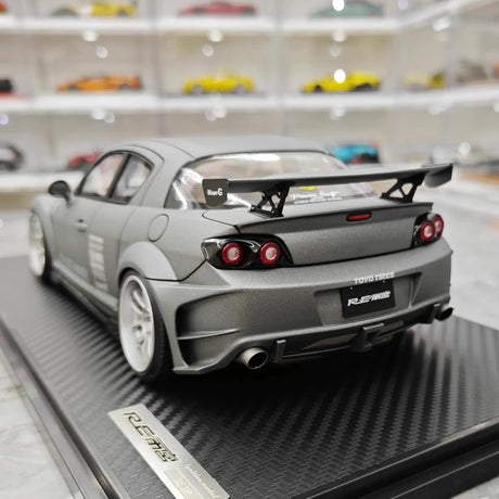 [Ignition] 1:18 Mazda 2003 RX-8 RE Amemiya Gray Model Car Resin