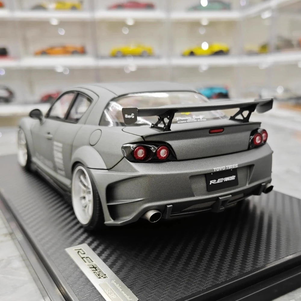 [Ignition] 1:18 Mazda 2003 RX-8 RE Amemiya Gray Model Car Resin