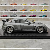 [Ignition] 1:18 Mazda 2003 RX-8 RE Amemiya grigio modellino di auto resina