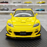 [Ignition] 1:18 Mazda 2003 RX-8 RE Amemiya Yellow Model Car Resin