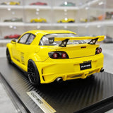 [Ignition] 1:18 Mazda 2003 RX-8 RE Amemiya Yellow Model Car Resin