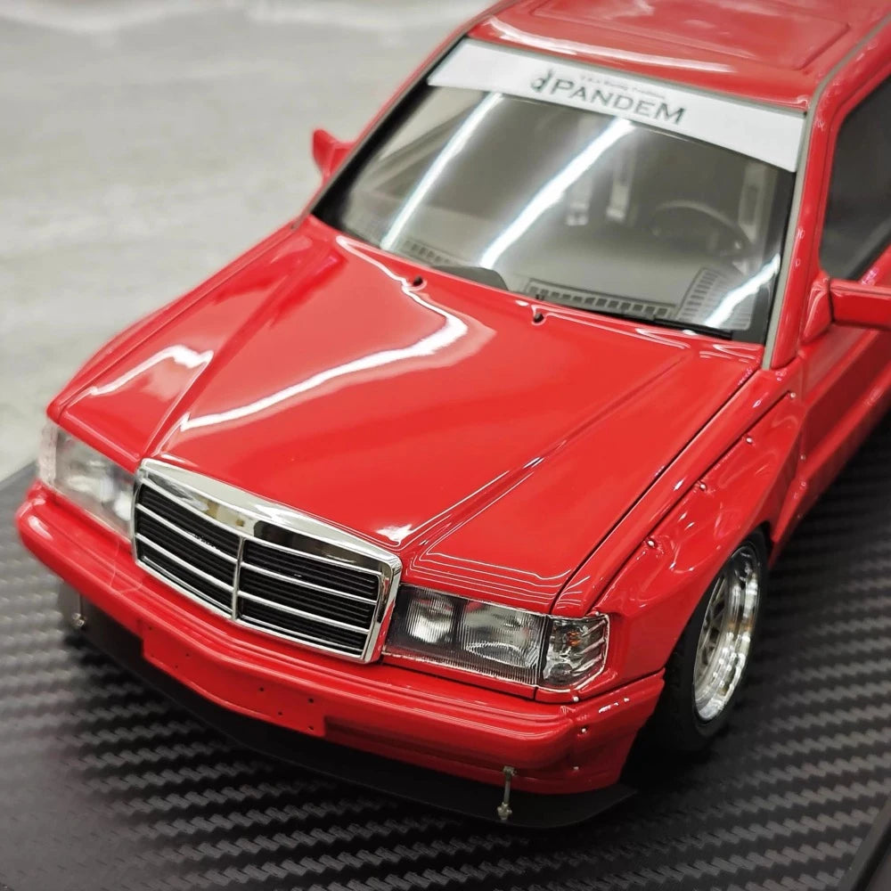 [Ignition] 1:18 Mercedes-Benz 1990 190E Pandem Rocket Bunny Red Model Car Resin