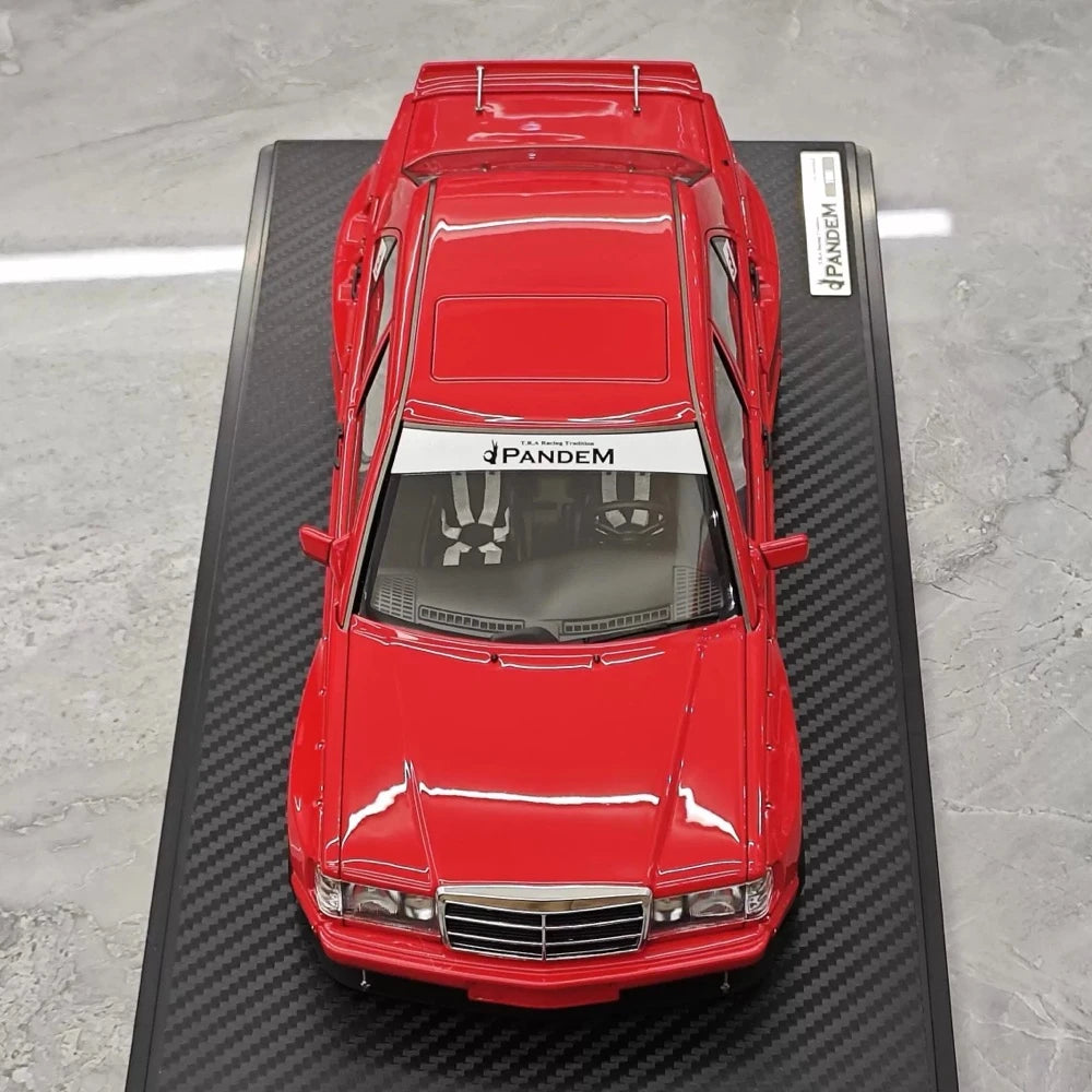 [Ignition] 1:18 Mercedes-Benz 1990 190E Pandem Rocket Bunny Red Model Car Resin