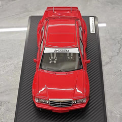 [Ignition] 1:18 Mercedes-Benz 1990 190E Pandem Rocket Bunny Red Model Car Resin