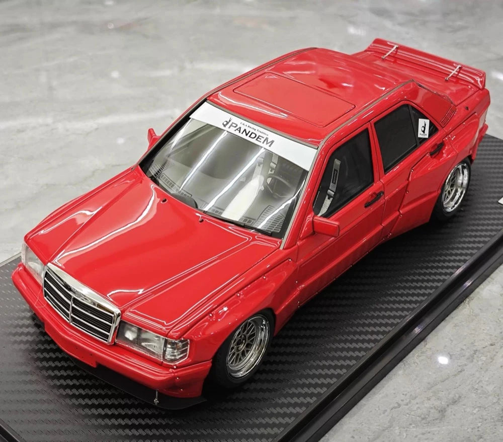 [Ignition] 1:18 Mercedes-Benz 1990 190E Pandem Rocket Bunny Red Model Car Resin
