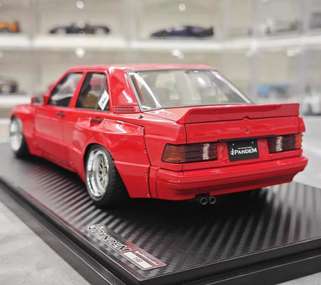 [Ignition] 1:18 Mercedes-Benz 1990 190E Pandem Rocket Bunny Red Model Car Resin