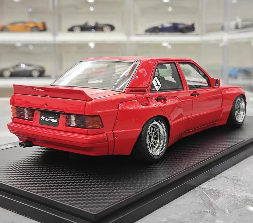 [Ignition] 1:18 Mercedes-Benz 1990 190E Pandem Rocket Bunny Red Model Car Resin