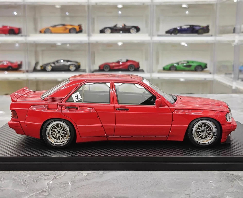 [Ignition] 1:18 Mercedes-Benz 1990 190E Pandem Rocket Bunny Red Model Car Resin