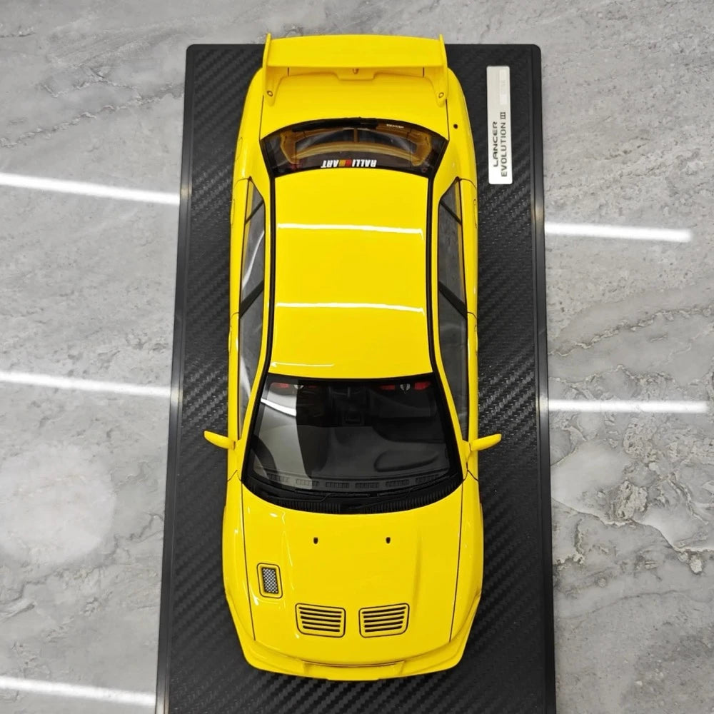 [Ignition] 1:18 Mitsubishi 1995 Lancer Evo III GSR Yellow Model Car Resin