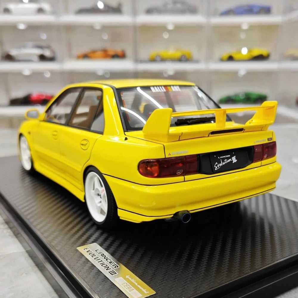 [Ignition] 1:18 Mitsubishi 1995 Lancer Evo III GSR Yellow Model Car Resin