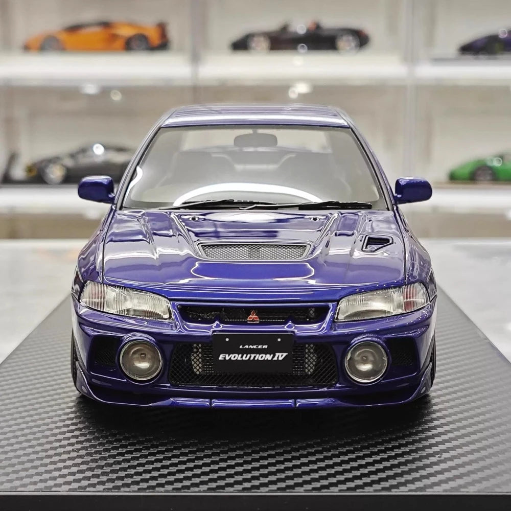 [Ignition] 1:18 Mitsubishi 1997 Lancer Evo IV Blue Model Car Resin