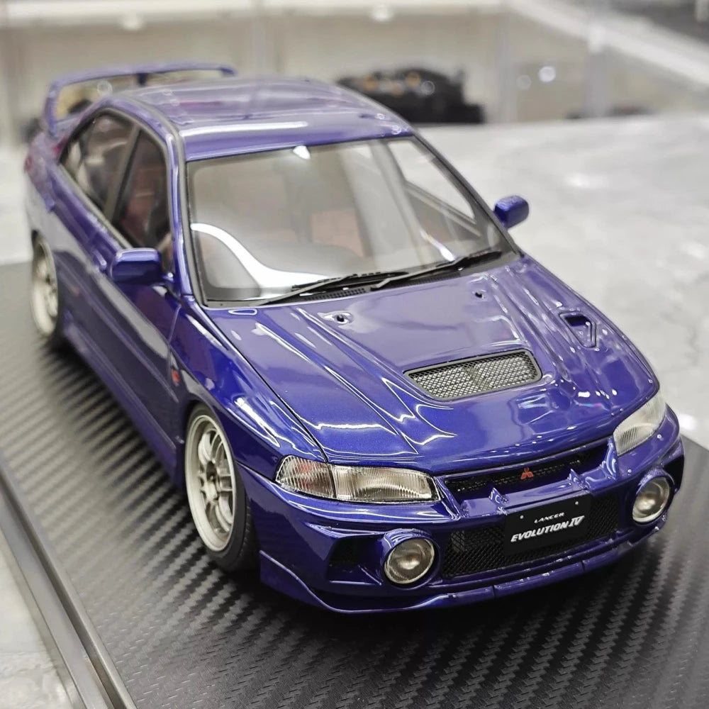 [Ignition] 1:18 Mitsubishi 1997 Lancer Evo IV Blue Model Car Resin