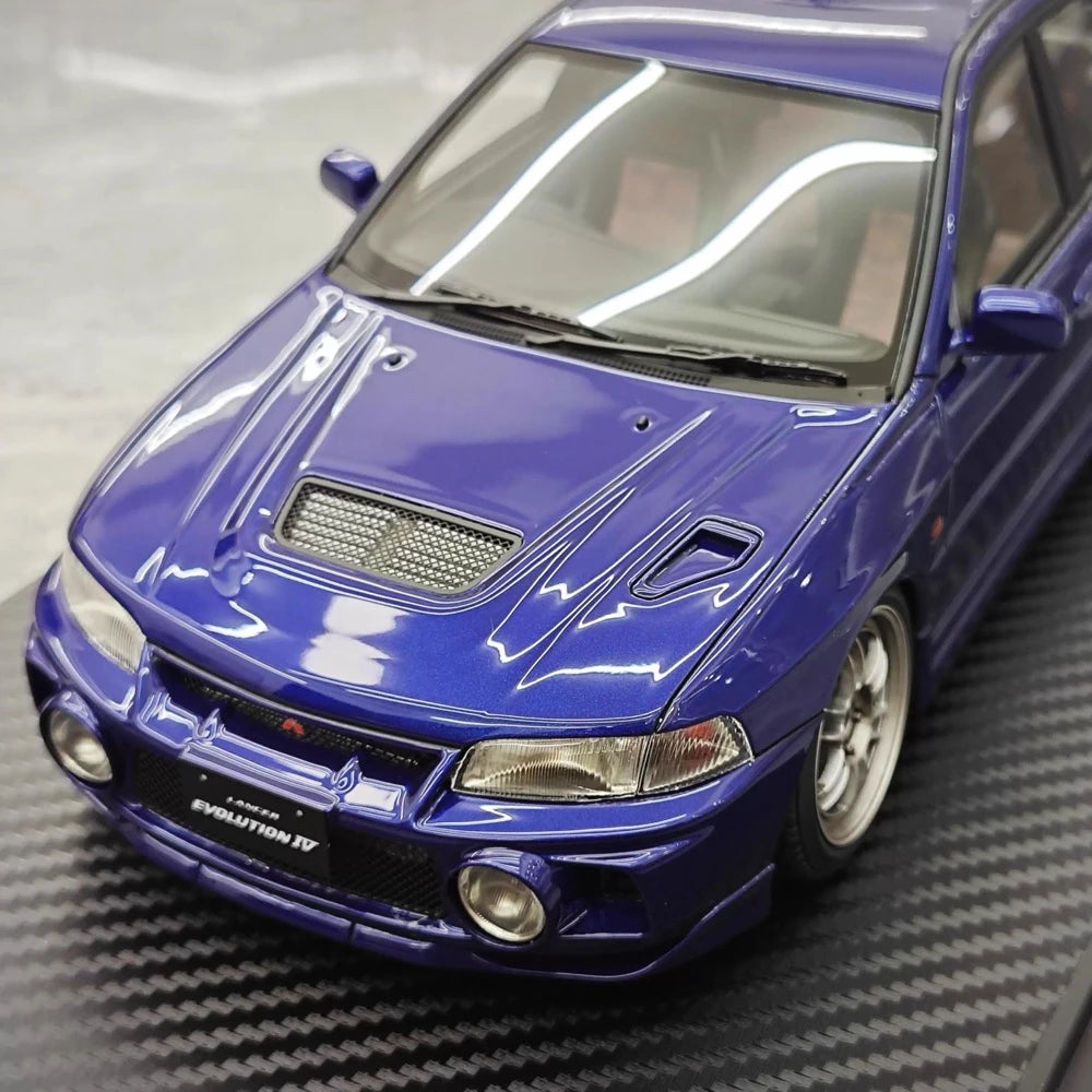 [Ignition] 1:18 Mitsubishi 1997 Lancer Evo IV Blue Model Car Resin