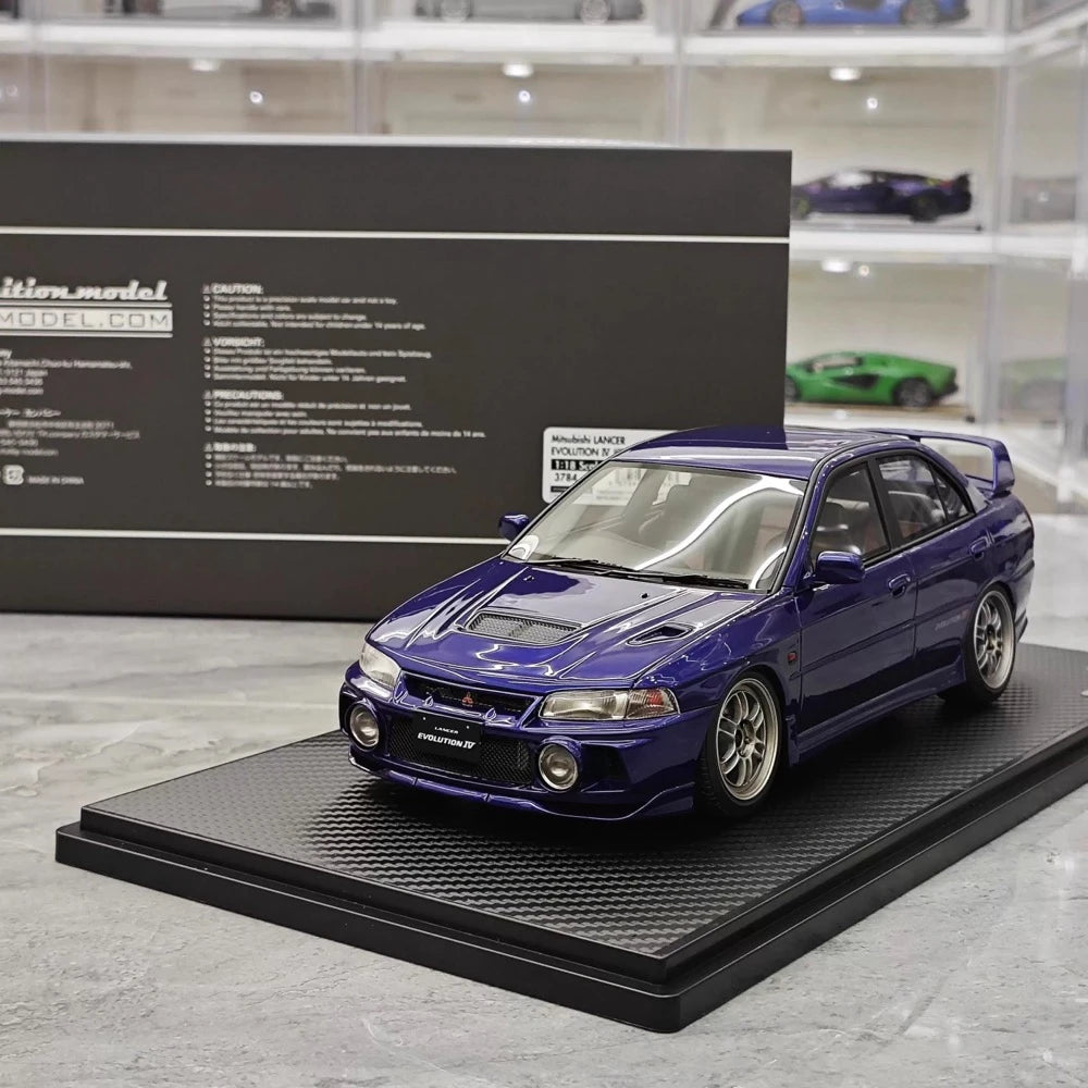 [Ignition] 1:18 Mitsubishi 1997 Lancer Evo IV Blue Model Car Resin