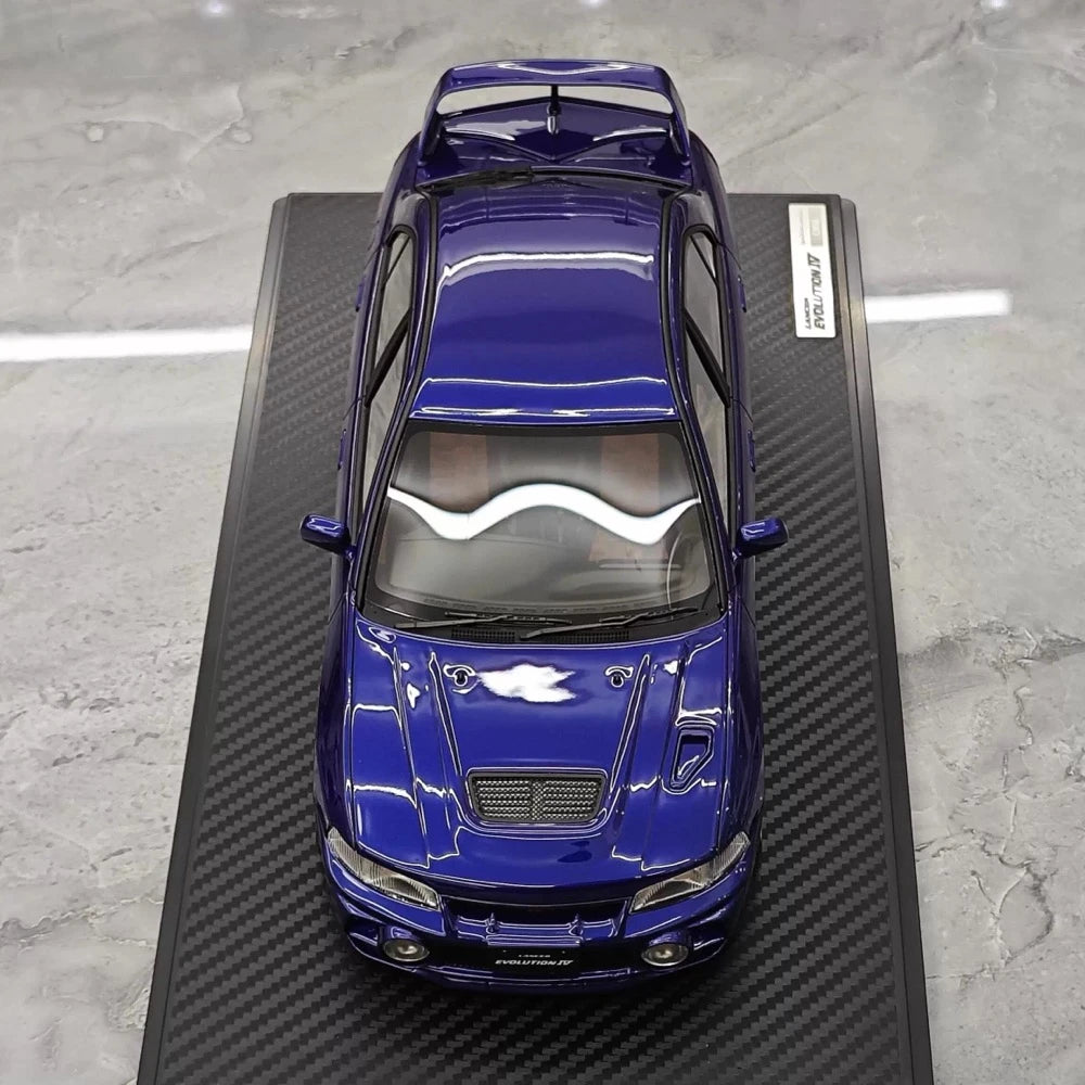 [Ignition] 1:18 Mitsubishi 1997 Lancer Evo IV Blue Model Car Resin