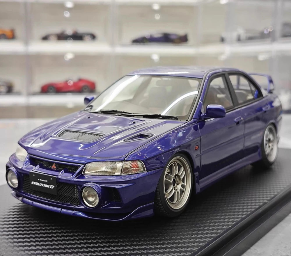 [Ignition] 1:18 Mitsubishi 1997 Lancer Evo IV Blue Model Car Resin