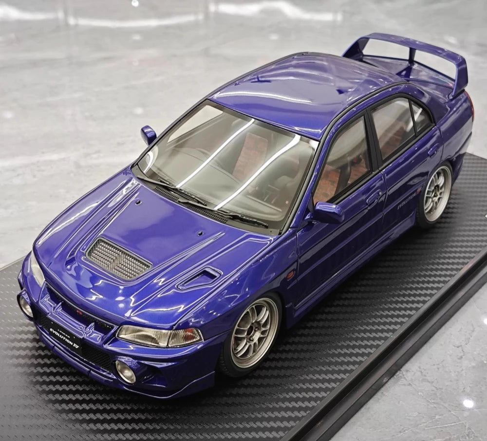 [Ignition] 1:18 Mitsubishi 1997 Lancer Evo IV Blue Model Car Resin