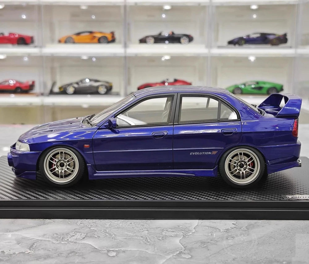 [Ignition] 1:18 Mitsubishi 1997 Lancer Evo IV Blue Model Car Resin
