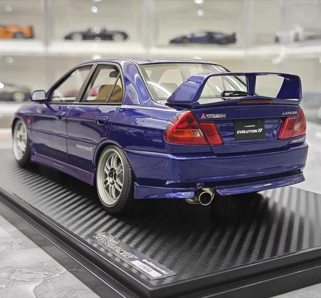 [Ignition] 1:18 Mitsubishi 1997 Lancer Evo IV Blue Model Car Resin
