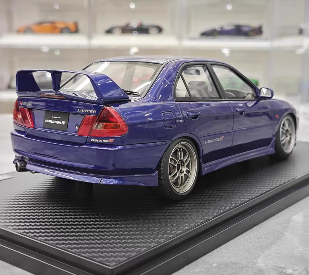 [Ignition] 1:18 Mitsubishi 1997 Lancer Evo IV Blue Model Car Resin