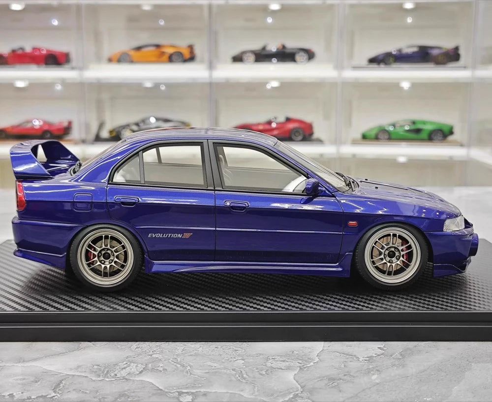 [Ignition] 1:18 Mitsubishi 1997 Lancer Evo IV Blue Model Car Resin