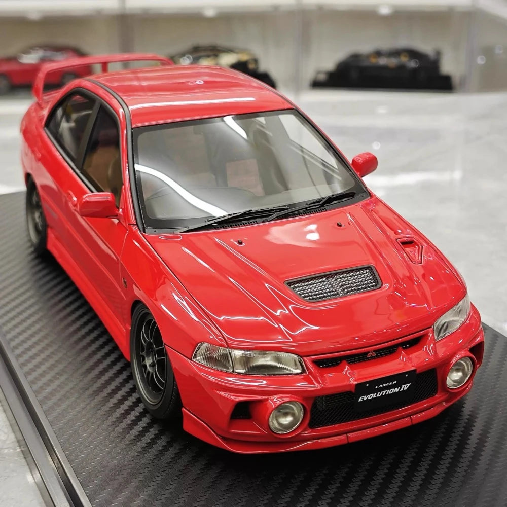 [Ignition] 1:18 Mitsubishi 1997 Lancer Evo IV rosso modellino di auto resina