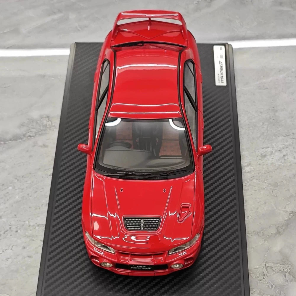 [Ignition] 1:18 Mitsubishi 1997 Lancer Evo IV rosso modellino di auto resina