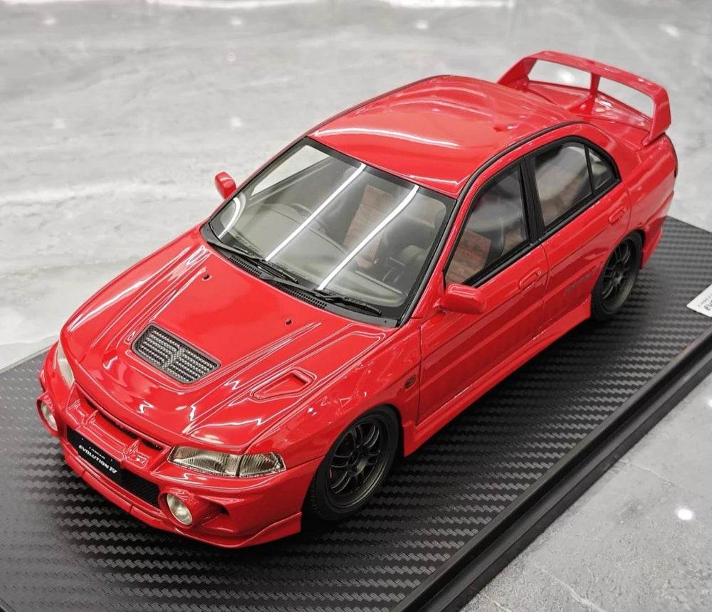 [Ignition] 1:18 Mitsubishi 1997 Lancer Evo IV rosso modellino di auto resina
